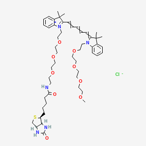 N-(m-PEG4)-N'-(biotin-PEG3)-Cy5