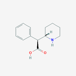 molecular formula C13H17NO2 B118271 L-threo-Ritalinic Acid CAS No. 129389-68-0