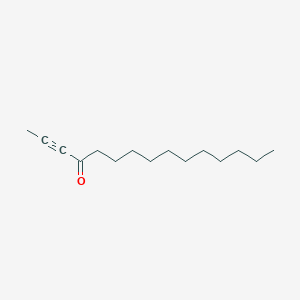 molecular formula C15H26O B11827123 2-Pentadecyn-4-one 