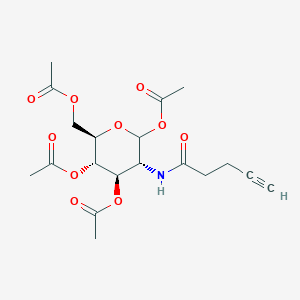 molecular formula C19H25NO10 B11827141 Ac4GlcNAlk 