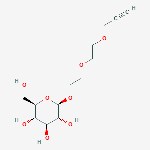 molecular formula C13H22O8 B11827190 Propargyl-PEG2-beta-D-glucose 