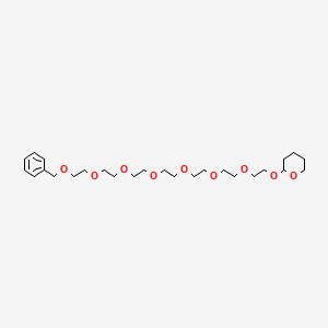 molecular formula C26H44O9 B11827200 Benzyl-PEG7-THP 