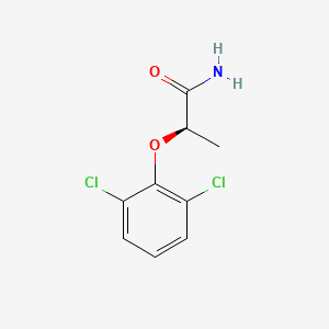 molecular formula C9H9Cl2NO2 B11827558 (R)-2-(2,6-Dichlorophenoxy)propanamide 