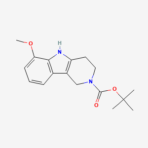 molecular formula C17H22N2O3 B11827760 tert-Butyl 6-methoxy-3,4-dihydro-1H-pyrido[4,3-b]indole-2(5H)-carboxylate 