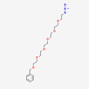 molecular formula C19H31N3O6 B11827847 Benzyl-PEG6-azide 