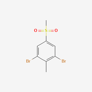 molecular formula C8H8Br2O2S B11827959 p-Methylsulfonyl dibromotoluene 