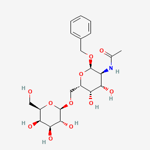 molecular formula C21H31NO11 B11828006 Benzyl 2-acetamido-2-deoxy-6-O-(b-D-galactopyranosyl)-a-D-galactopyranoside 