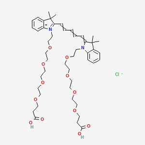 molecular formula C47H67ClN2O12 B11828075 Bis-(N,N'-carboxyl-PEG4)-Cy5 