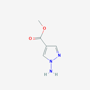 molecular formula C5H7N3O2 B118281 Methyl 1-amino-1H-pyrazole-4-carboxylate CAS No. 150017-46-2