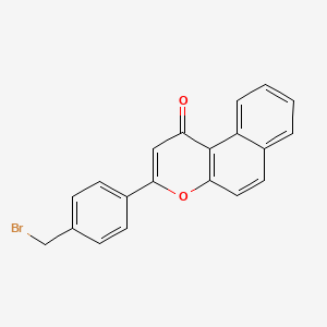 molecular formula C20H13BrO2 B11828104 beta-Naphthoflavone-CH2-Br 