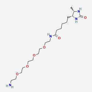 molecular formula C20H40N4O6 B11828140 Amine-PEG4-Desthiobiotin 