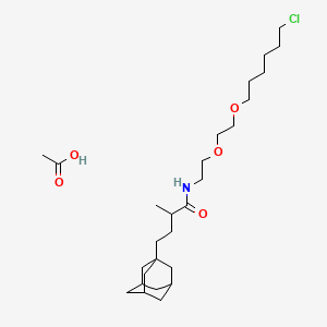 molecular formula C27H48ClNO5 B11828183 Tricyclo[3.3.1.13,7]decane-1-butanamide 