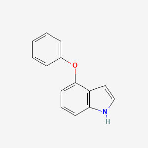 molecular formula C14H11NO B11828289 4-phenoxy-1H-indole 