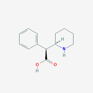 molecular formula C13H17NO2 B118283 D-erythro-Ritalinic Acid CAS No. 744954-37-8
