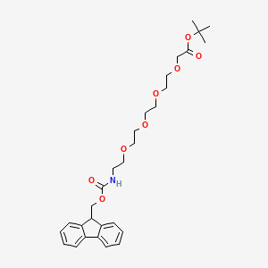 molecular formula C29H39NO8 B11828484 FmocNH-PEG4-t-butyl acetate 
