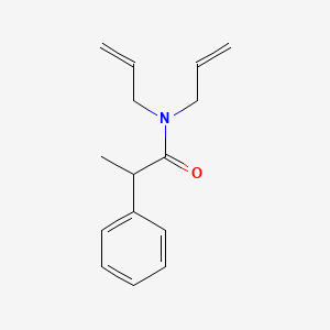 molecular formula C15H19NO B1182850 N,N-diallyl-2-phenylpropanamide 