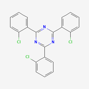 molecular formula C21H12Cl3N3 B11828506 2,4,6-Tris(2-chlorophenyl)-1,3,5-triazine 