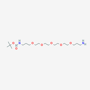 molecular formula C19H40N2O7 B11828516 N-Boc-C1-PEG5-C3-NH2 