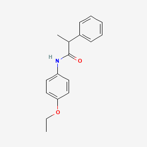 molecular formula C17H19NO2 B1182859 N-(4-ethoxyphenyl)-2-phenylpropanamide 