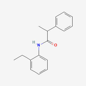 molecular formula C17H19NO B1182860 N-(2-ethylphenyl)-2-phenylpropanamide 