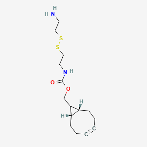 molecular formula C15H24N2O2S2 B11828604 BCN-SS-amine CAS No. 1435784-65-8