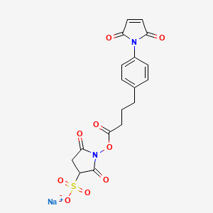 molecular formula C18H15N2NaO9S B11828630 Sulfo-SMPB sodium 
