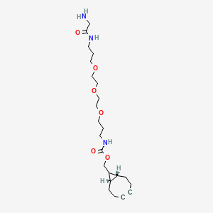 molecular formula C23H39N3O6 B11828647 Gly-PEG3-endo-BCN 