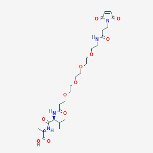 molecular formula C26H42N4O11 B11828775 Mal-PEG4-VA 