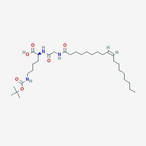 molecular formula C31H57N3O6 B11828787 N'-Boc-N-(Gly-Oleoyl)-Lys 