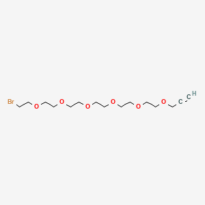 molecular formula C15H27BrO6 B11828891 Propargyl-PEG6-Br 