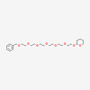 molecular formula C24H40O8 B11828899 Benzyl-PEG6-THP 