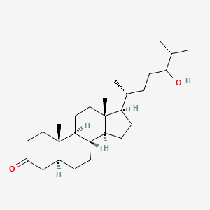 molecular formula C27H46O2 B11828925 A)-24-Hydroxycholestan-3-one 