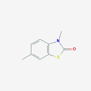 molecular formula C9H9NOS B011829 3,6-Dimethyl-1,3-benzothiazol-2(3H)-one CAS No. 100445-18-9
