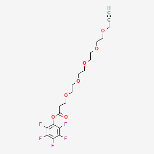 molecular formula C20H23F5O7 B11829019 Propargyl-PEG5-PFP ester 