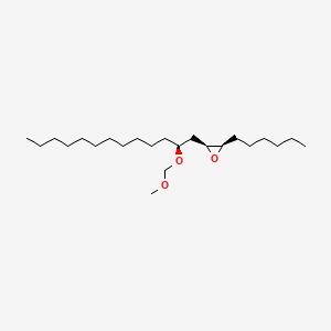 molecular formula C23H46O3 B11829030 (2R,3S)-2-hexyl-3-((S)-2-(methoxymethoxy)tridecyl)oxirane 