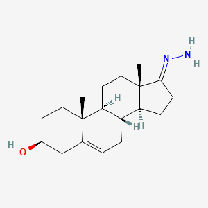 molecular formula C19H30N2O B11829080 3beta-Hydroxy-5-androsten-17-one hydrazone 