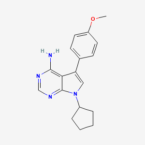 molecular formula C18H20N4O B11829163 NCGC00262650 