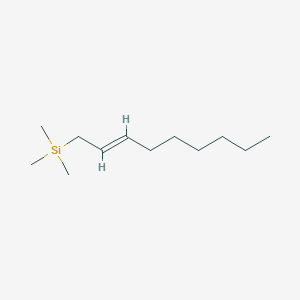 molecular formula C12H26Si B11829316 Trimethyl-[(E)-non-2-enyl]silane 