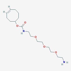 molecular formula C17H32N2O5 B11829541 (S)-TCO-PEG3-amine 