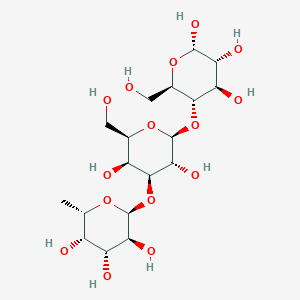 molecular formula C18H32O15 B11829835 Fuc(a1-3)Gal(b1-4)a-Glc 