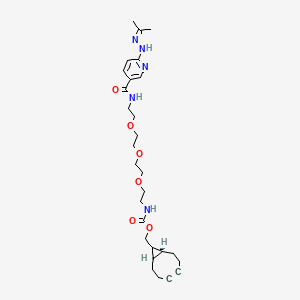 molecular formula C28H41N5O6 B11829874 BCN-PEG4-HyNic 