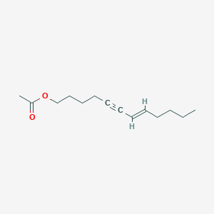 molecular formula C14H22O2 B11829900 (7E)-7-Dodecen-5-yn-1-ol 1-Acetate 