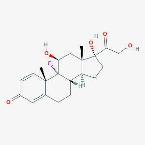 molecular formula C21H27FO5 B118300 Isoflupredone CAS No. 338-95-4