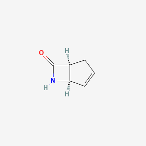 molecular formula C6H7NO B11830071 (1S,5R)-6-azabicyclo[3.2.0]hept-3-en-7-one 