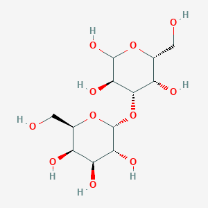 molecular formula C12H22O11 B11830289 alpha-D-galactosyl-(1->3)-D-galactose CAS No. 7313-98-6