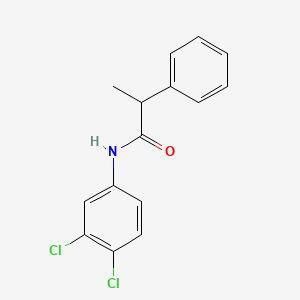 molecular formula C15H13Cl2NO B1183046 N-(3,4-dichlorophenyl)-2-phenylpropanamide 
