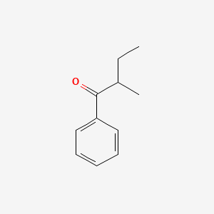 molecular formula C11H14O B11830469 2-Methyl-1-phenyl-1-butanone CAS No. 938-87-4