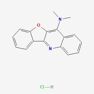 molecular formula C17H15ClN2O B11830487 N,N-Dimethylbenzofuro[3,2-b]quinolin-11-amine hydrochloride CAS No. 882865-28-3