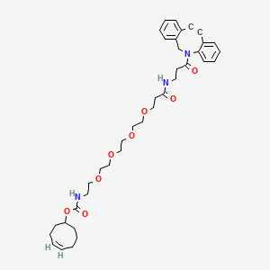 molecular formula C38H49N3O8 B11830575 Tco-peg4-dbco 