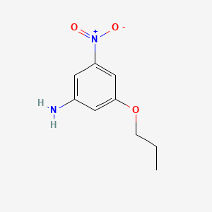 molecular formula C9H12N2O3 B1183070 3-Nitro-5-propoxyaniline 